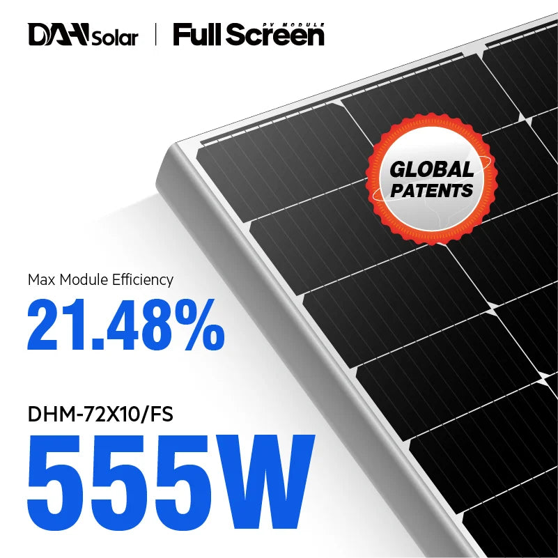 Eurodigital, UAB - Solarmodul - DAH Solar
                                                        DHM-72X10/FS 540~555W 555 - Art. 206047