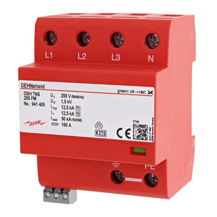 DEHN Überspannungsschutzgerät AC TYP 1 + 2 DSH TNS 255 (941 405, 941 400)