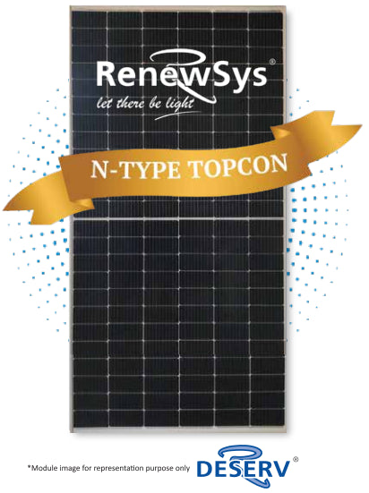 RenewSys India Pvt Ltd - Solarmodul - DESERV Extreme 144X 560-600 565 - Art. 222041