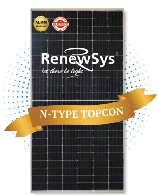 RenewSys India Pvt Ltd - Solarmodul - DESERV Extreme 144X 565-600W 590 - Art. 234354