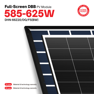DAH Solar Co., Ltd. - Solarmodul - DHN-66Z20-DG(BW)-585~625W DHN-66Z20-DG(BW)-625 - Art. 239042