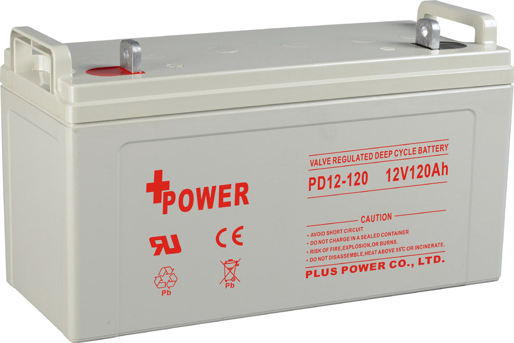 Plus Power Battery Co., Ltd. - Speicher - Deep Cycle Series PD12V 120Ah PD12-120 - Art. 20919