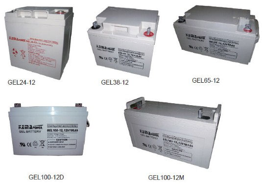 Kemapower Electronics Co., Ltd. - Speicher - Deep Cycle Solar Battery 12VDC GEL Series GEL100-12D-15 - Art. 10596