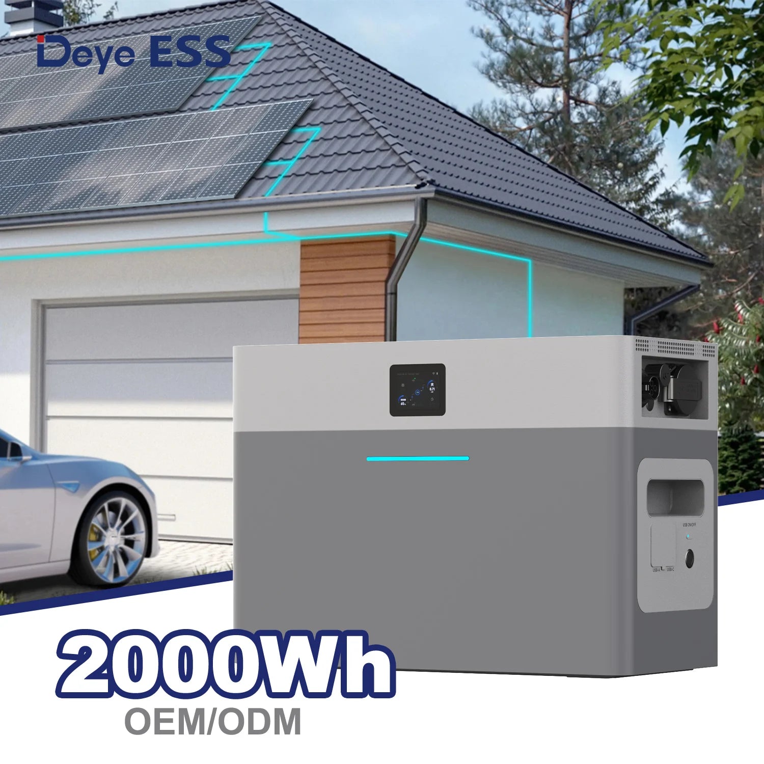 Ningbo Deye ESS Technology Co., Ltd. - Speicher - Deye ESS AE-FS2.0-2H2 & AE-F2.0-2H2 Low Voltage... AE-FS2,0-2H2 - Art. 33022