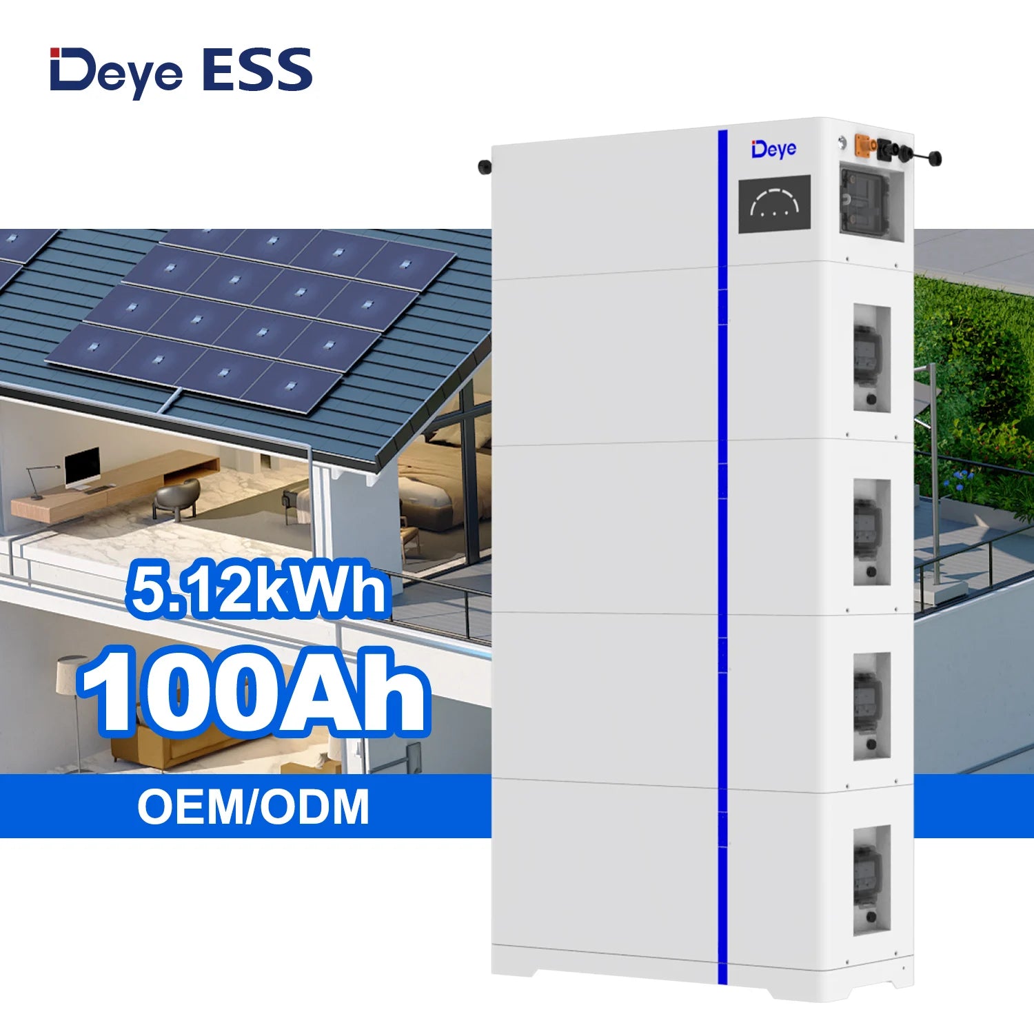 Beltrona GmbH & Co.KG - Speicher - Deye ESS
                                                        Deye ESS AI-W5.1-B Low Voltage Storage Battery AI-W5,1-B 5,12kWh - Art. 30162