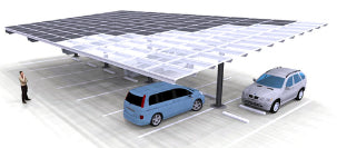 Carport Structures Corporation - Montagesysteme - Double Purlin Over w/End Cantilever Solar Carport Beam Over - Double - Art. 6957