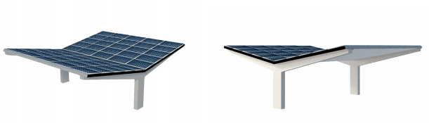 Bluetop Solar Parking ApS - Montagesysteme - Double Type Opti 3 OPTI 3 - Art. 5206