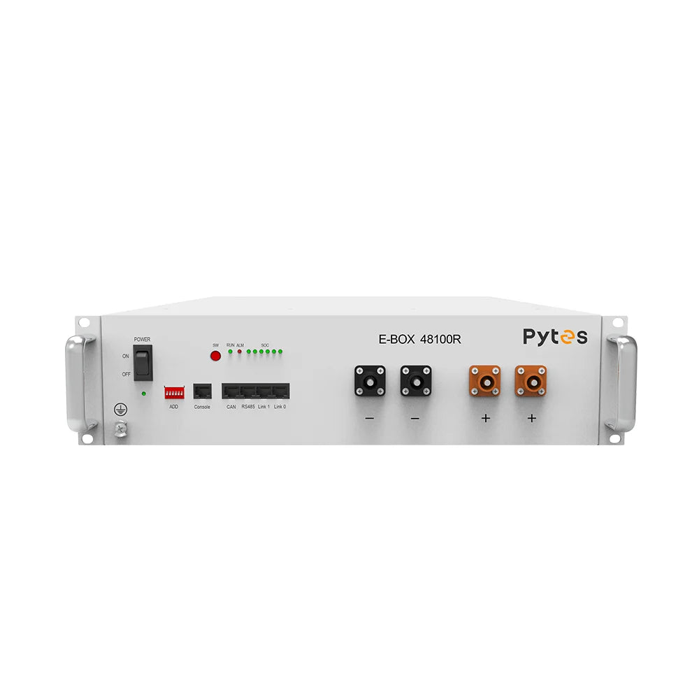Skyenergi - Speicher - PYTES
                                                        E-BOX 48100R LiFePO4 48V 5.12kWh E-BOX-48100R - Art. 35387
