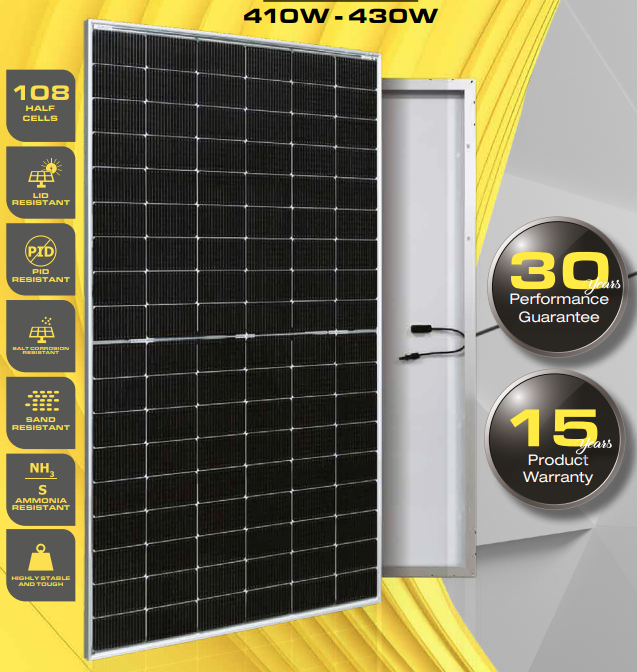 Energate Solar - Solarmodul - EG TC -108 Series 410W-430W EG-108TC 420W - Art. 240214
