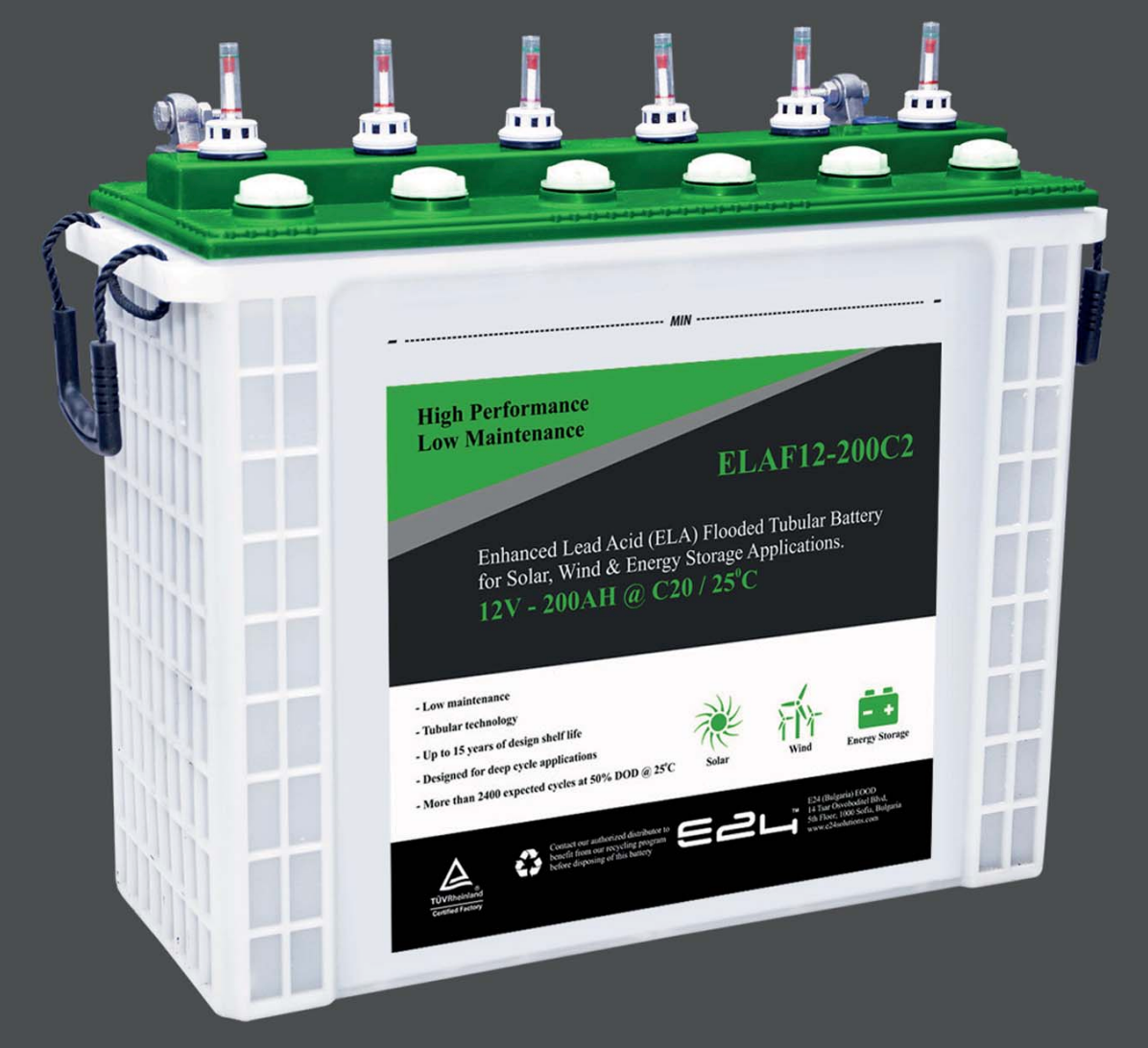 E24 Energy Solutions - Speicher - ELAF Battery Series P358E 100-300Ah ELAF12-200C2 - Art. 31950