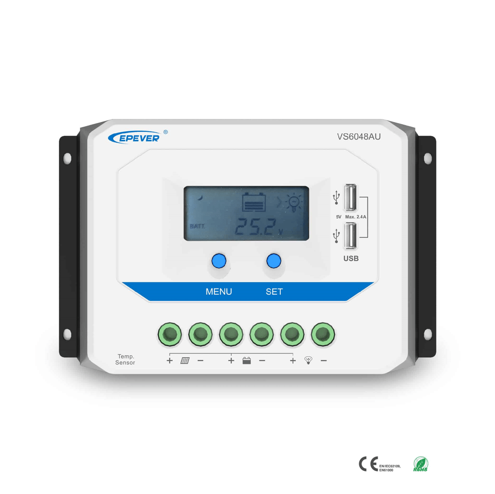 EPEVER VS-AU-Serie 20A PWM-Laderegler 