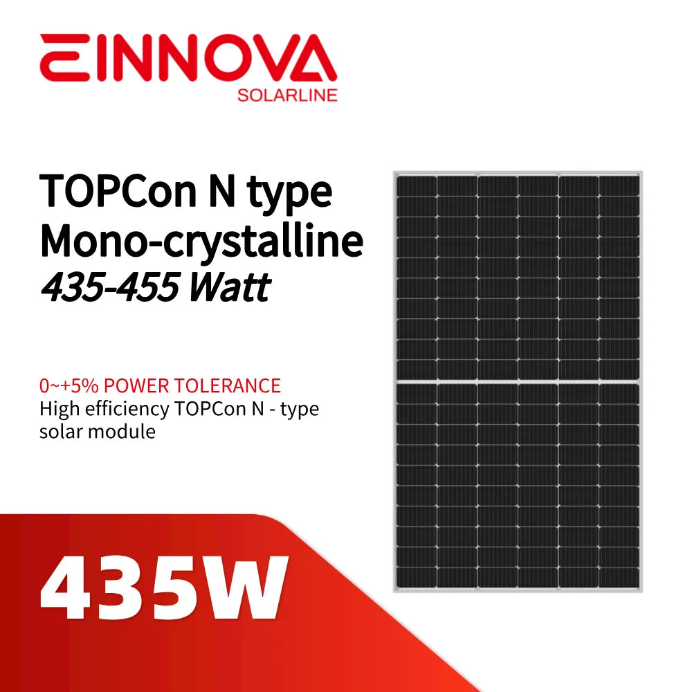 Einnova Solarline Energy Corp. Limited - Solarmodul - ESM 435-455T-silver ESM-445T - Art. 217999