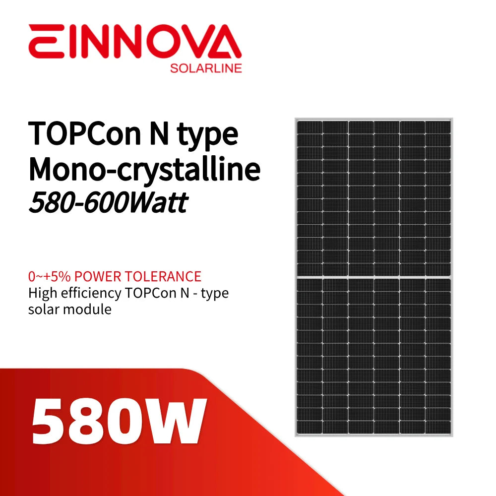 Einnova Solarline Energy Corp. Limited - Solarmodul - ESM 580-600T ESM-580T - Art. 204516