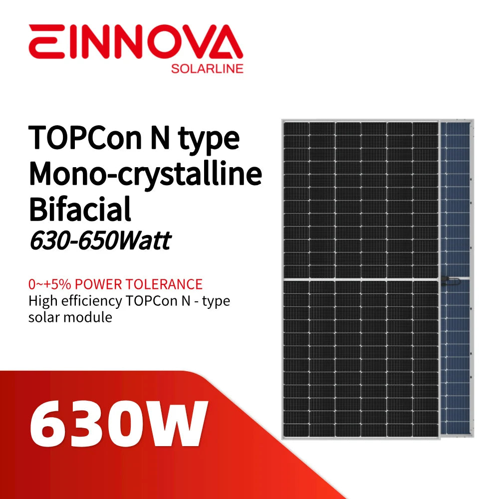 Einnova Solarline Energy Corp. Limited - Solarmodul - ESM 630-650T Bifacial ESM-635T - Art. 218869