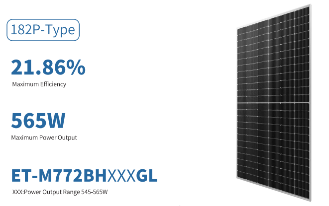 Wuxi Elite Solar Power Holding Pte. Ltd. - Solarmodul - ET-M772BH545-565GL ET-M772BH555GL - Art. 233860