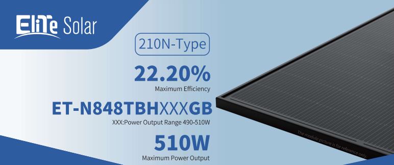 Wuxi Elite Solar Power Holding Pte. Ltd. - Solarmodul - ET-N848TBH490-510GB ET-N848TBH505GB - Art. 233891