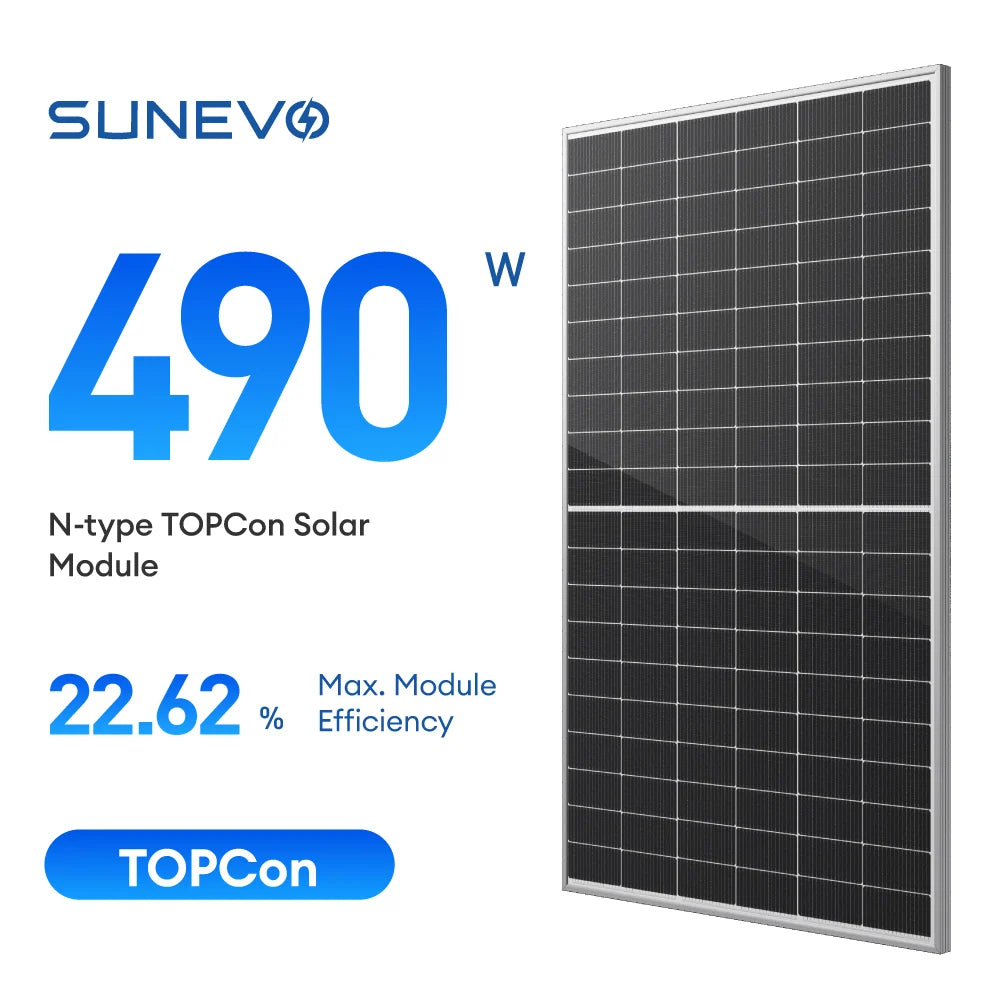SunEvo Solar Co., Ltd. - Solarmodul - EVO5N SE5-60H 470-490W SE5-60H 480W - Art. 213209