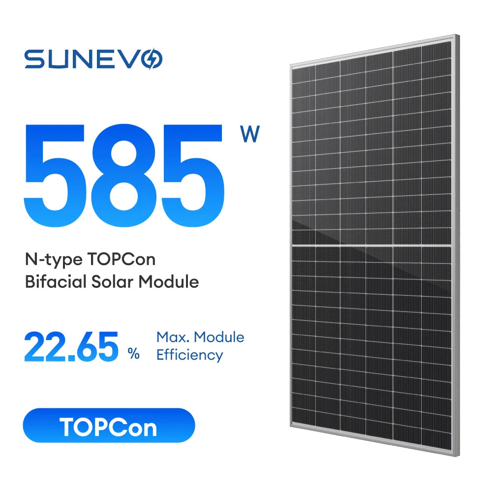 SunEvo Solar Co., Ltd. - Solarmodul - EVO5N SE5-72HBD 565-585W EVO5N SE5-72HBD 580W - Art. 215018