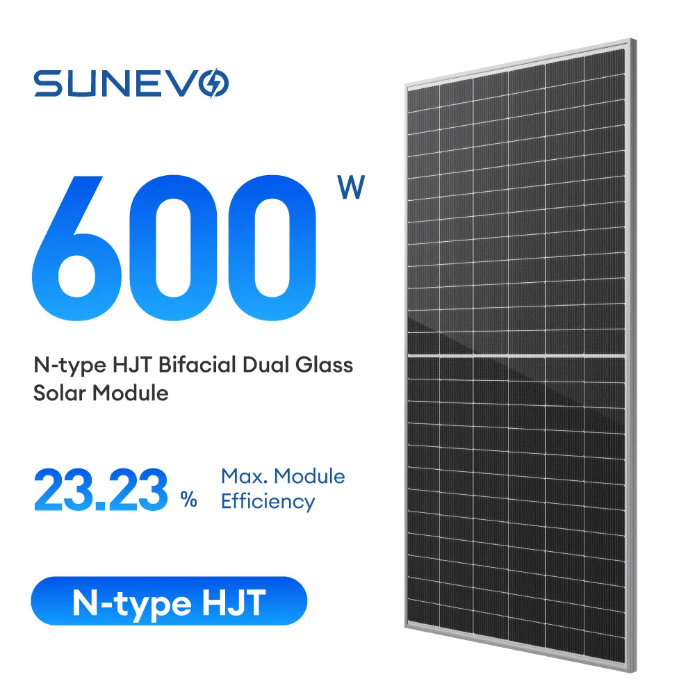 SunEvo Solar Co., Ltd. - Solarmodul - EVO5N SE5-72HBD 580W-600W Bifacial Solar Panel SE5-72HBD 585W - Art. 213453