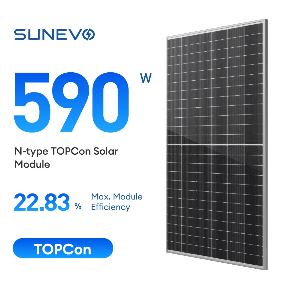 SunEvo Solar Co., Ltd. - Solarmodul - EVO5N SE5-72H 570-590W SE5-72H 585W - Art. 213239