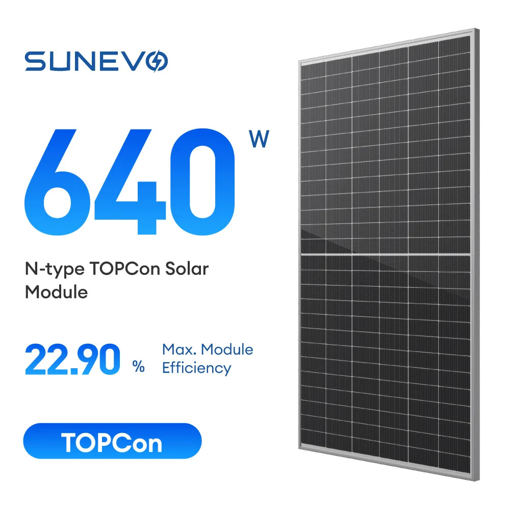SunEvo Solar Co., Ltd. - Solarmodul - EVO5N SE5-78H 620-640W SE5-78H 630W - Art. 213264