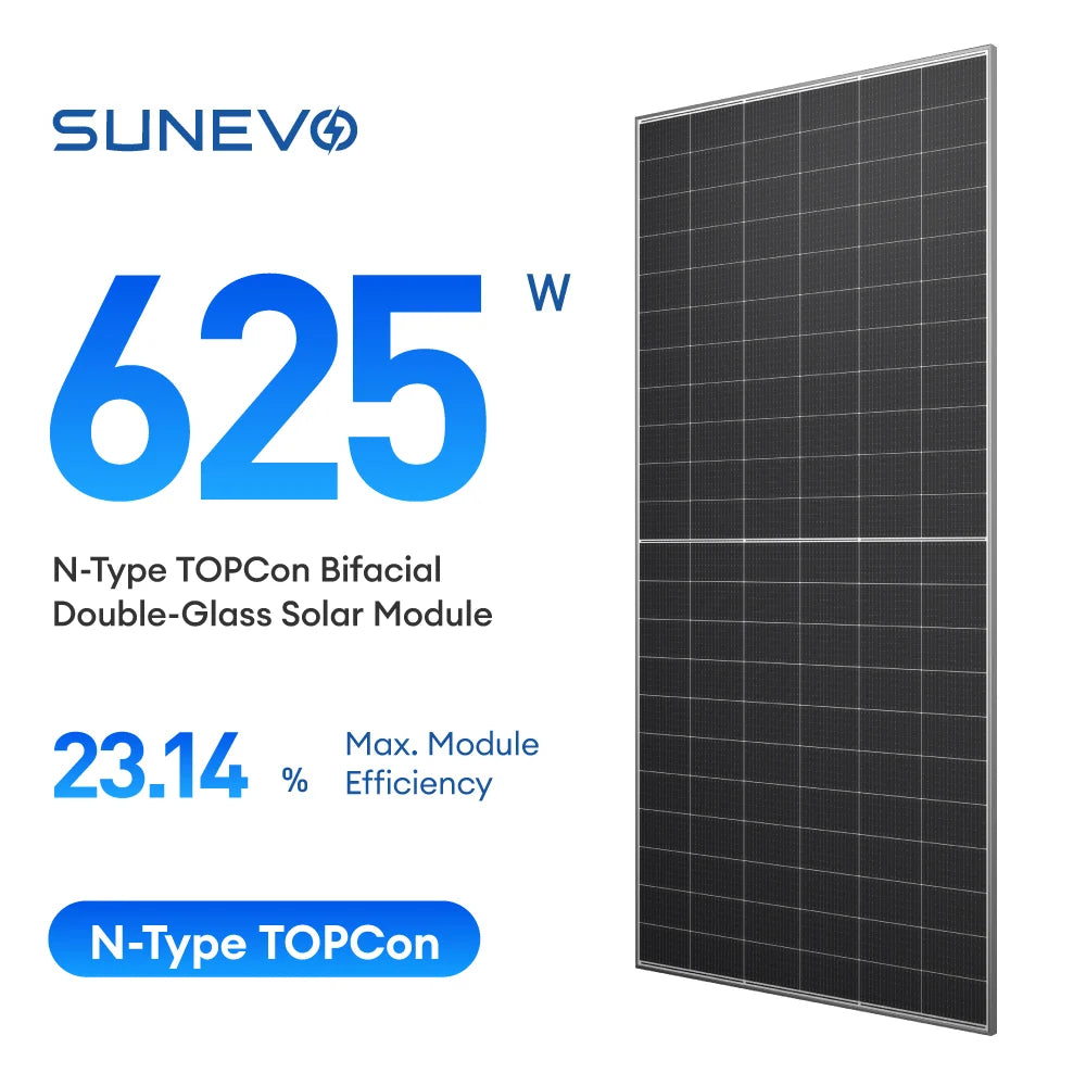 SunEvo Solar Co., Ltd. - Solarmodul - EVO 6R SE6R-66HBD 600-625W SE6R-66HBD-625M - Art. 222147