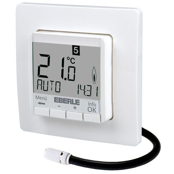 Eberle Fussbodentemperaturregler FIT3F weiss UP 10-40°C