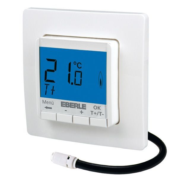 Eberle UP-Raumtemperaturregler FIT np 3L 5-30GradC UP bel. blau