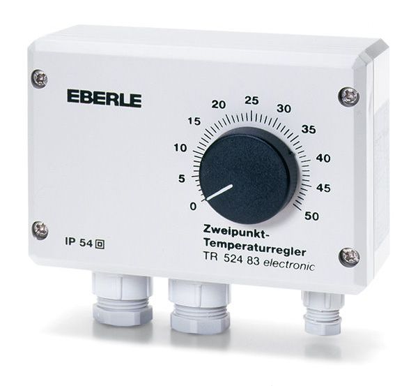 Eberle Universaltemperaturregler TR 52483 mit Fernfühler 0-50°C 1W