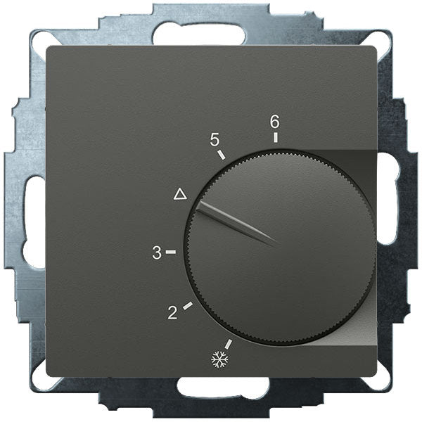 Eberle Unterputz-Raumtemperaturregler UTE 1002-Anthrazit-55