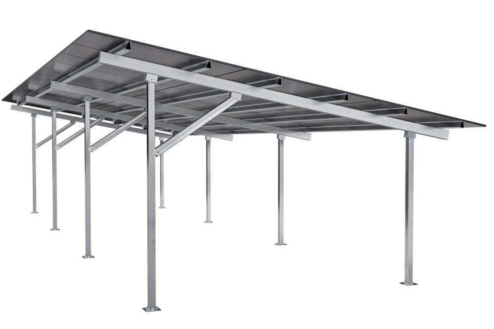 Lumax Energy Pty Limited - Montagesysteme - Econo-Max Solar Carport Econo-Max Solar Carport - Art. 10682