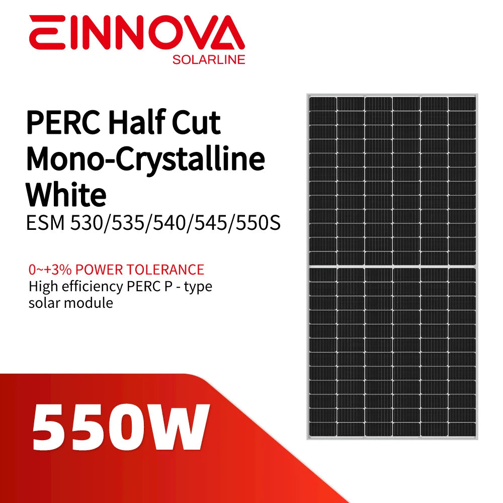 Crane OOD - Solarmodul - Einnova Solarline
                                                        ESM-530-550S White ESM-550S - Art. 213911
