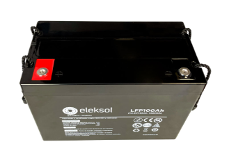 Eleksol Lithium-Batterie LiFePo4 100Ah 12,8V