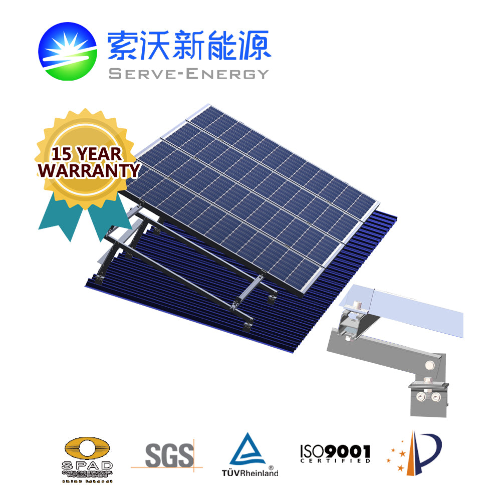 Serve (Xiamen) New Energy Co., Ltd. - Montagesysteme - Elevated Metal Roof PV Mounting Systems STTS® SClip Elevated Series - Art. 6076
