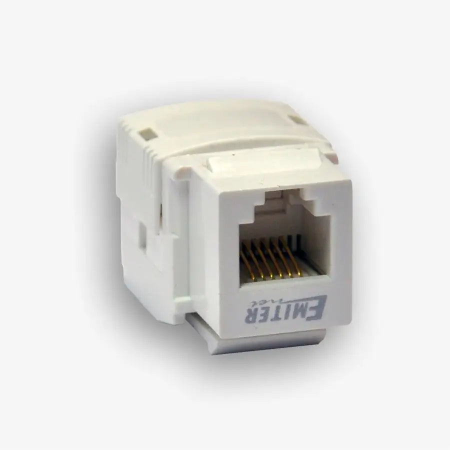 Emiter Buchse RJ12 Kat. 3 keystone weiß