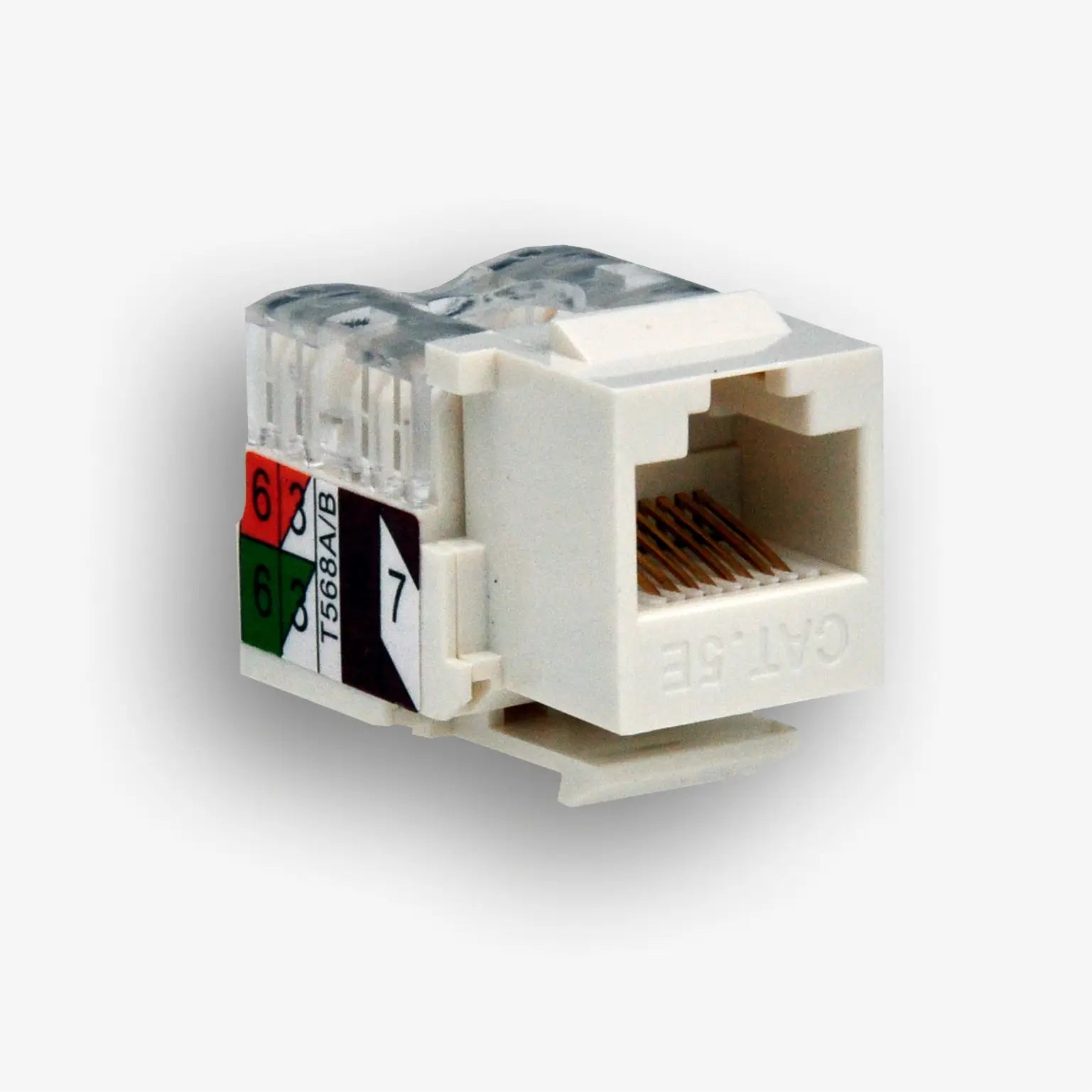 Emiter Dose UTP RJ45 KAT.5E Keystone Weiss DC/FA-682MK-8-C5E