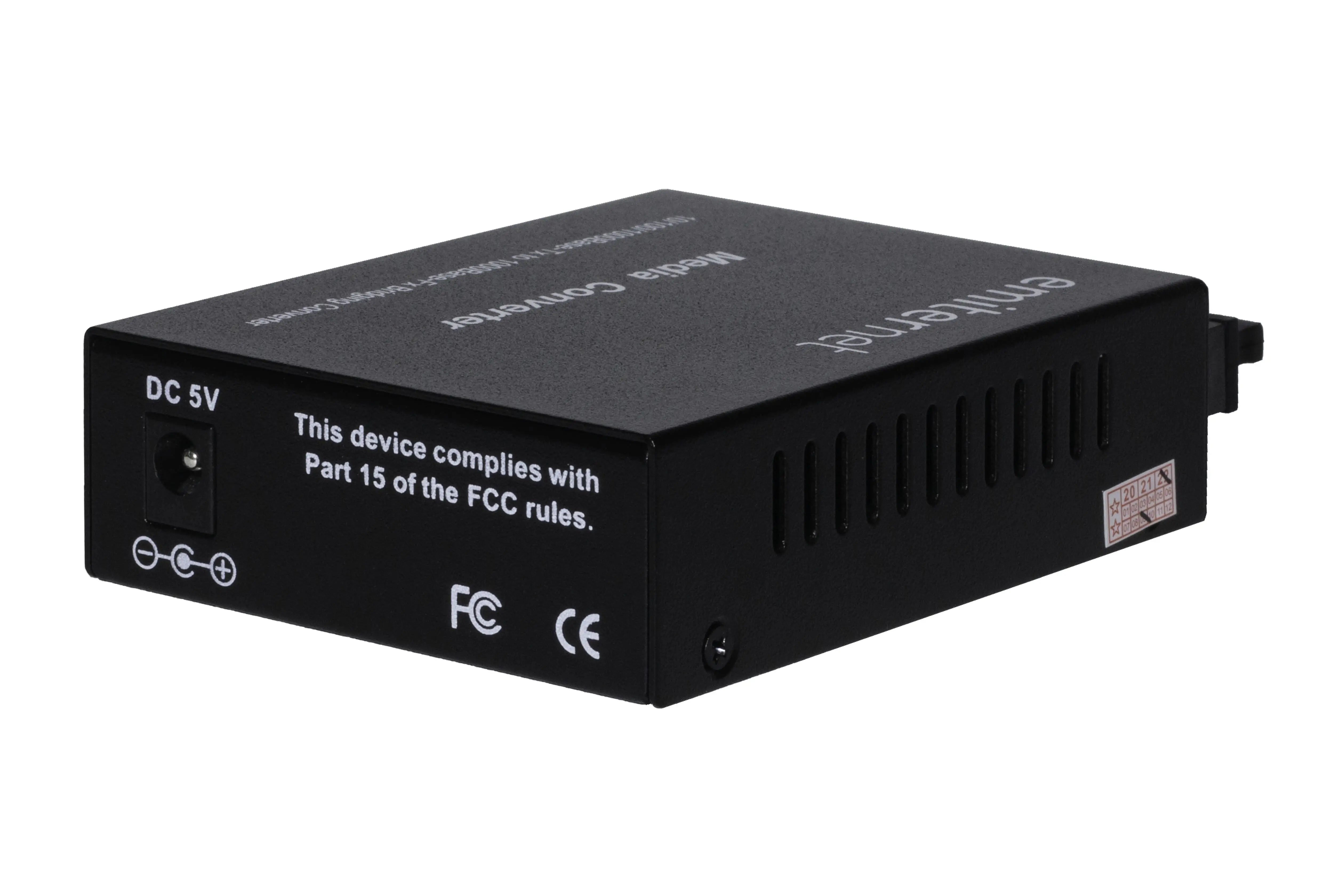 Emiter Glasfaserkonverter WDM Ethernet 10/100/1000 Mbps RJ45 / 1xSC SM 9/125 (Tx 1310nm / Rx 1550nm) 20km