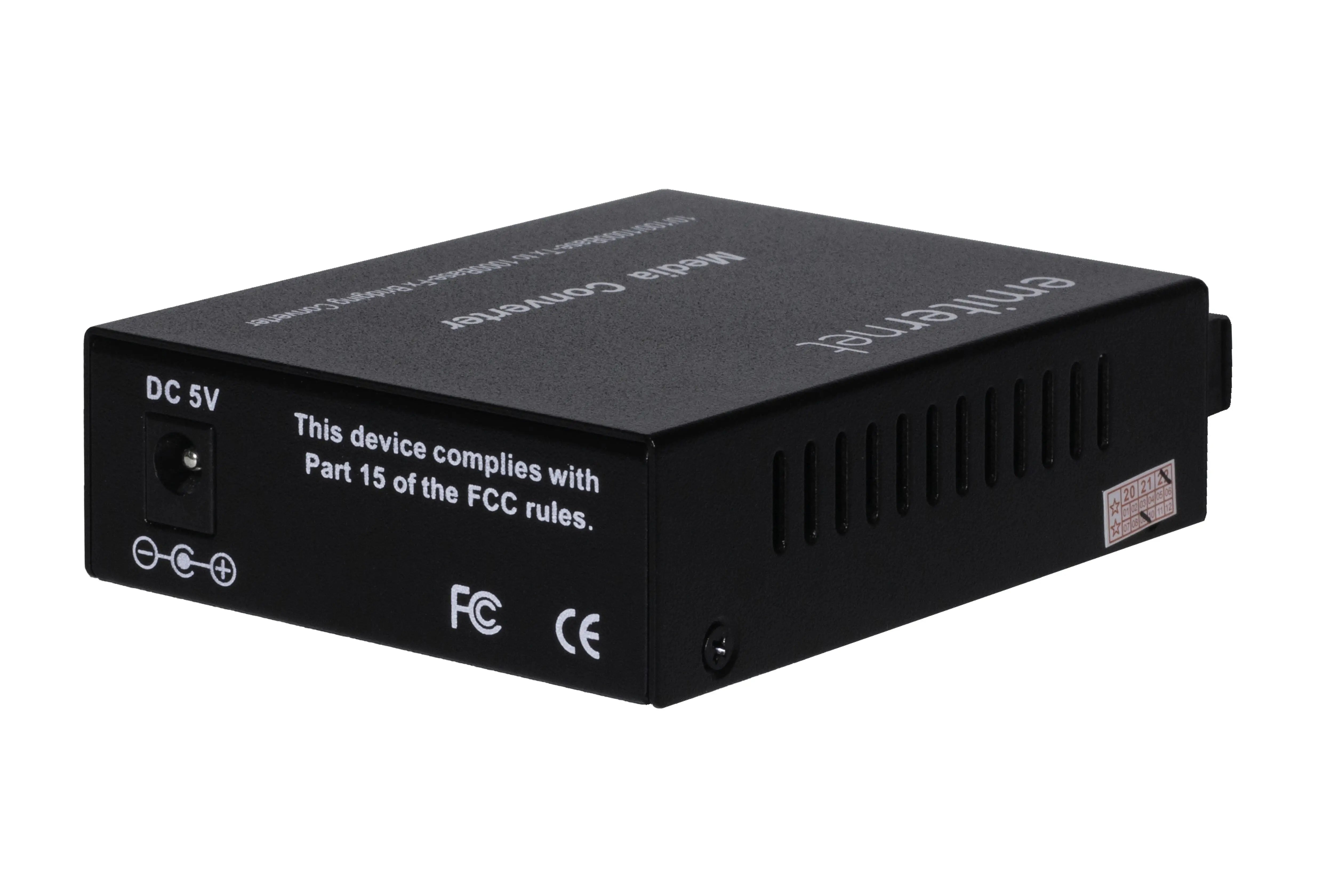 Emiter Glasfaserkonverter WDM Ethernet 10/100/1000 Mbps RJ45 / 2xSC SM 9/125 20km