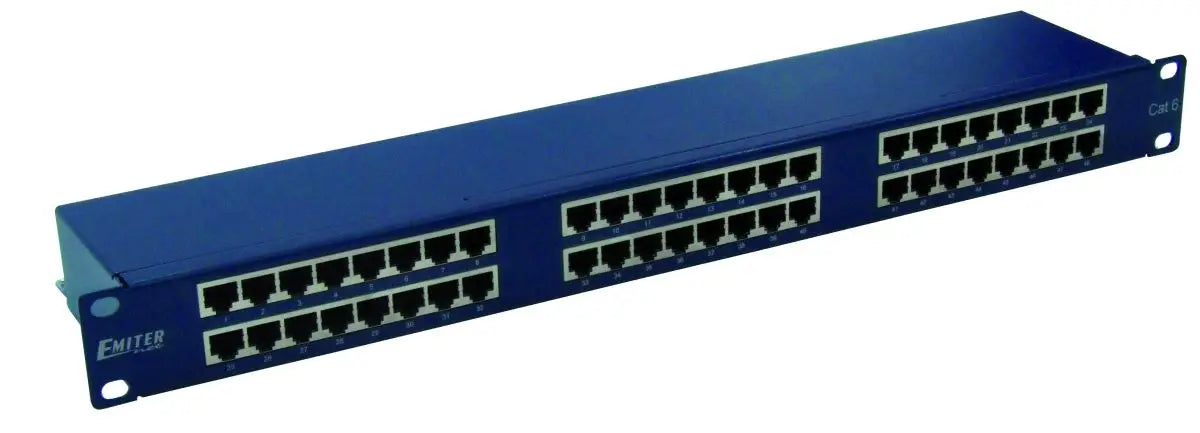 Emiter Patchpaneel 19" 1u 48 Ports STP Kat.6 Typ Krone LSA