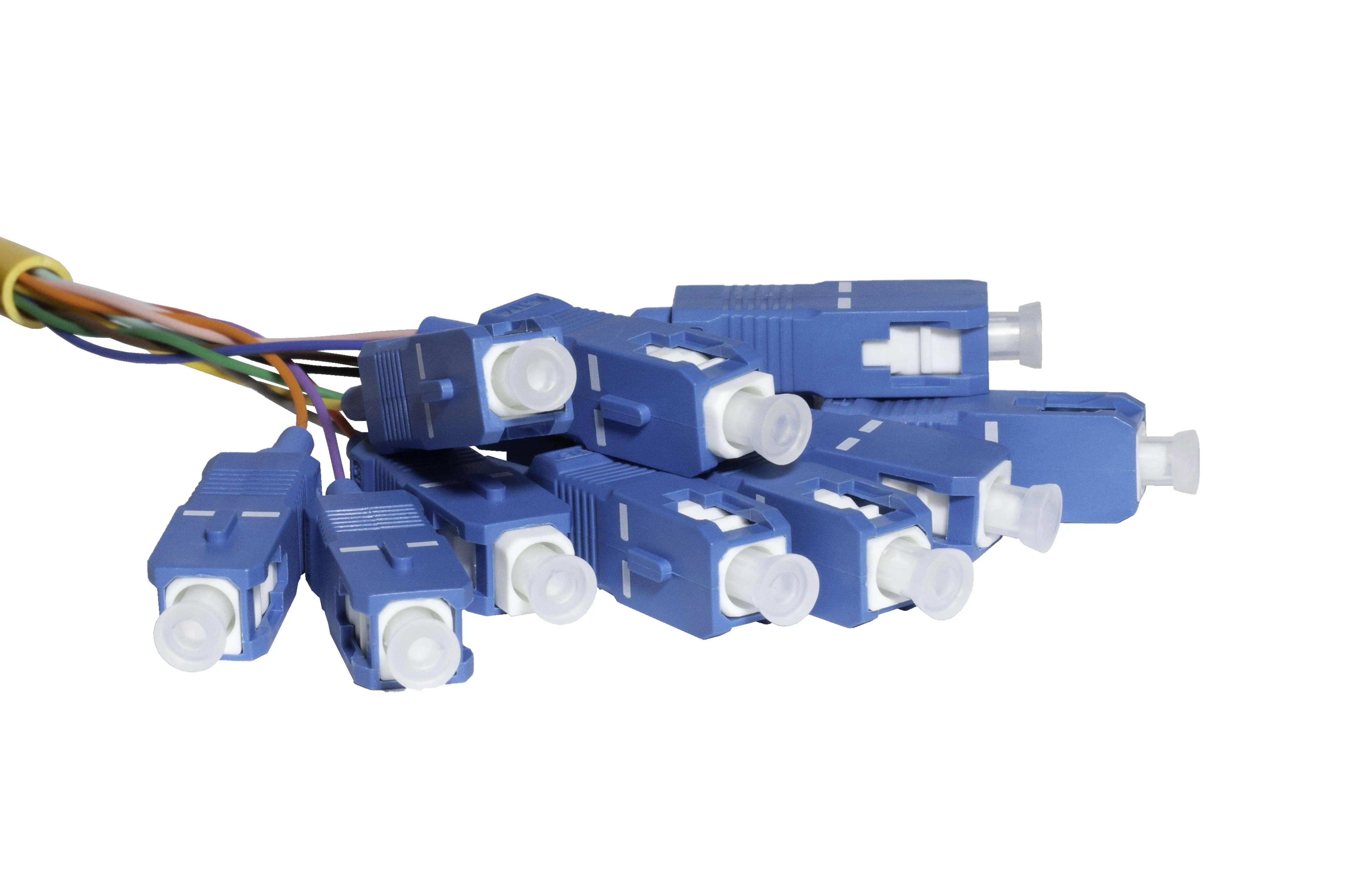 Emiter Pigtail SM G.652D SC/UPC 9/125, Easy Strip, 2m, 12 Stk., Farbig