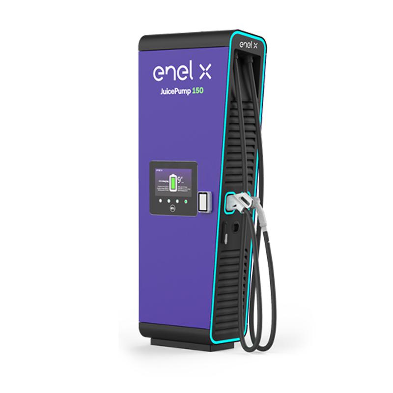 Enel X  8059015678041 JuicePump 150 Trio, CCS2 + CHAdeMO + AC-Steckdose Typ-2 22kW/32A mit Verschluss