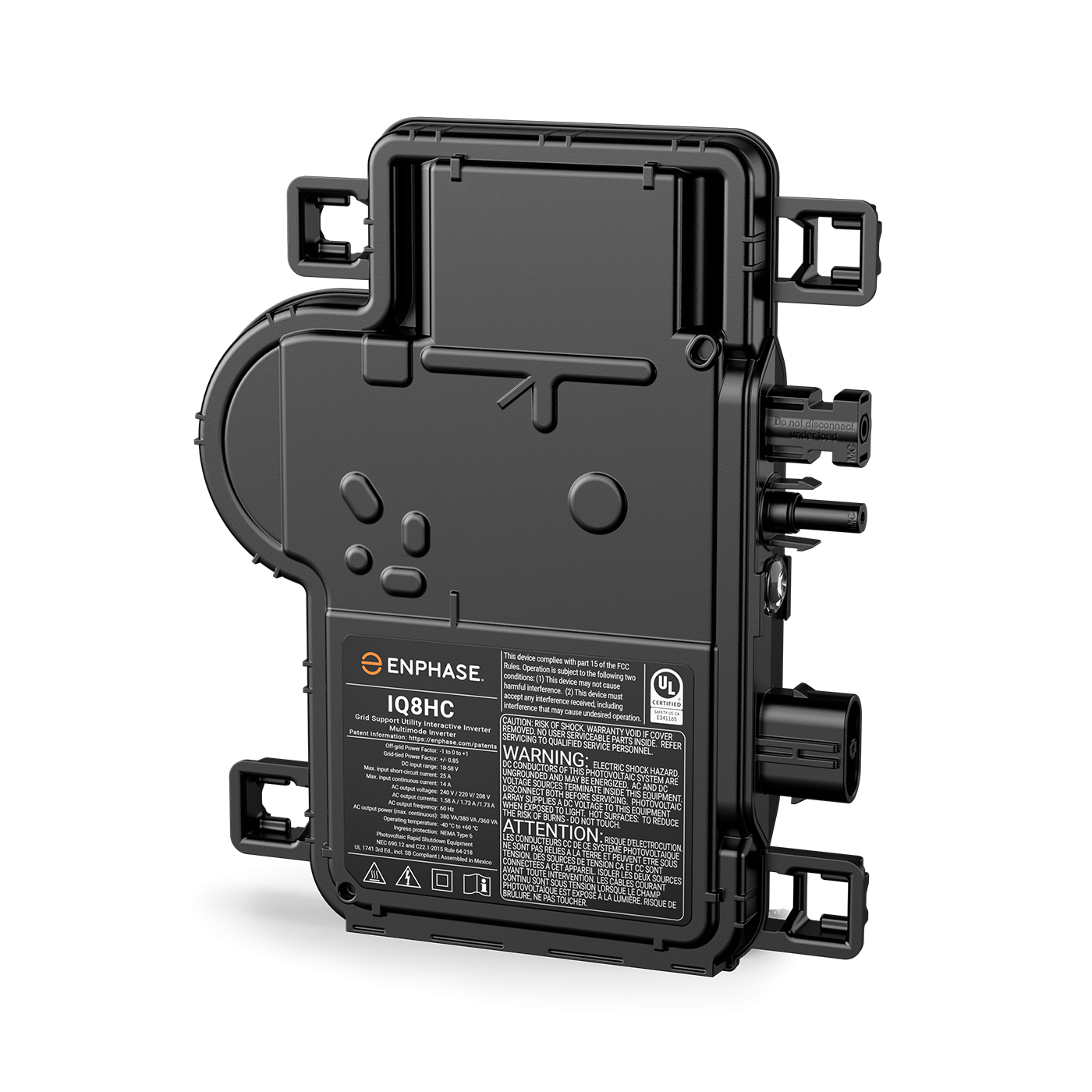 Enphase Energy, Inc. - Wechselrichter - IQ8HC (North America) IQ8HC-72-M-US@240 VAC IQ8HC-72-M-DOM-US @240 - Art. 57190