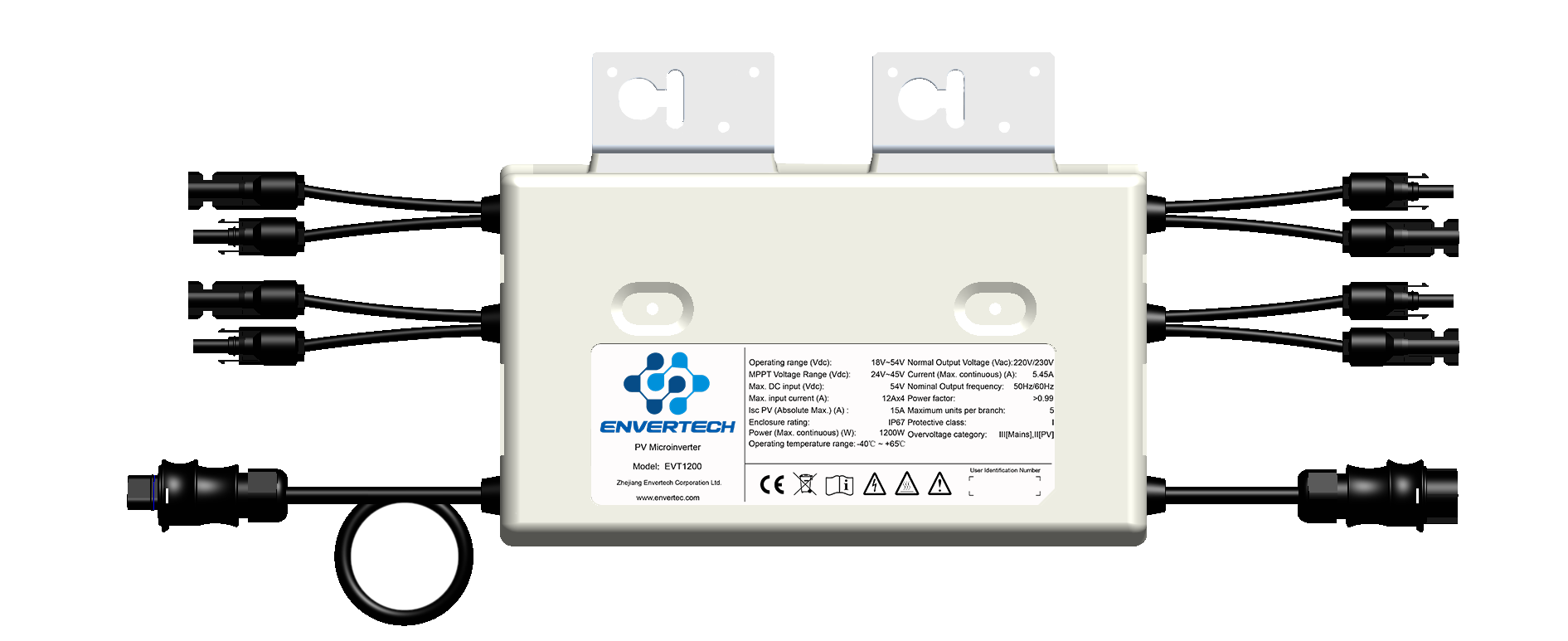 ASE Energy - Wechselrichter - Envertech
                                                        EVT1200 EVT1200 - Art. 46711