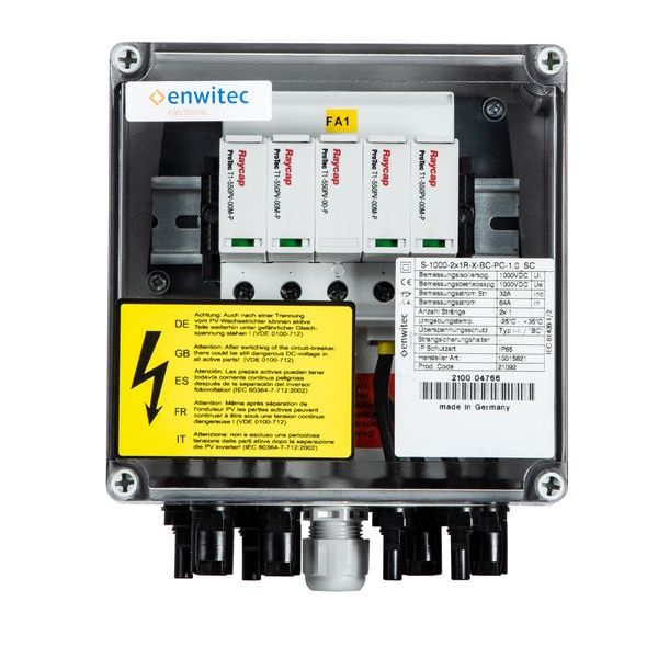 Enwitec Generatoranschlusskasten S-1000-2x1R-X-BC-PC-1.0SC