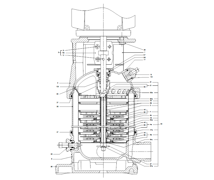 GRUNDFOS Kreiselpumpe CRT 2-2 A-P-A-E-AUUE - Art. 96100301