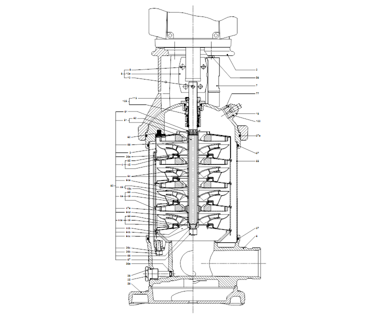 GRUNDFOS Kreiselpumpe CRI 20-2 A-FGJ-A-V-HQQV- Art. 96500608