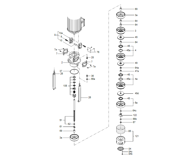 GRUNDFOS Eintauchpumpe SPK2-5/5 A-W-A-AUUV - Art. 3HDH5205