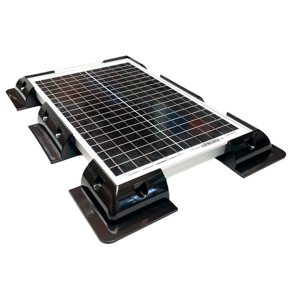 Eleksol Estructura Caravana (Negro): 1x Panel + pasacables estanco