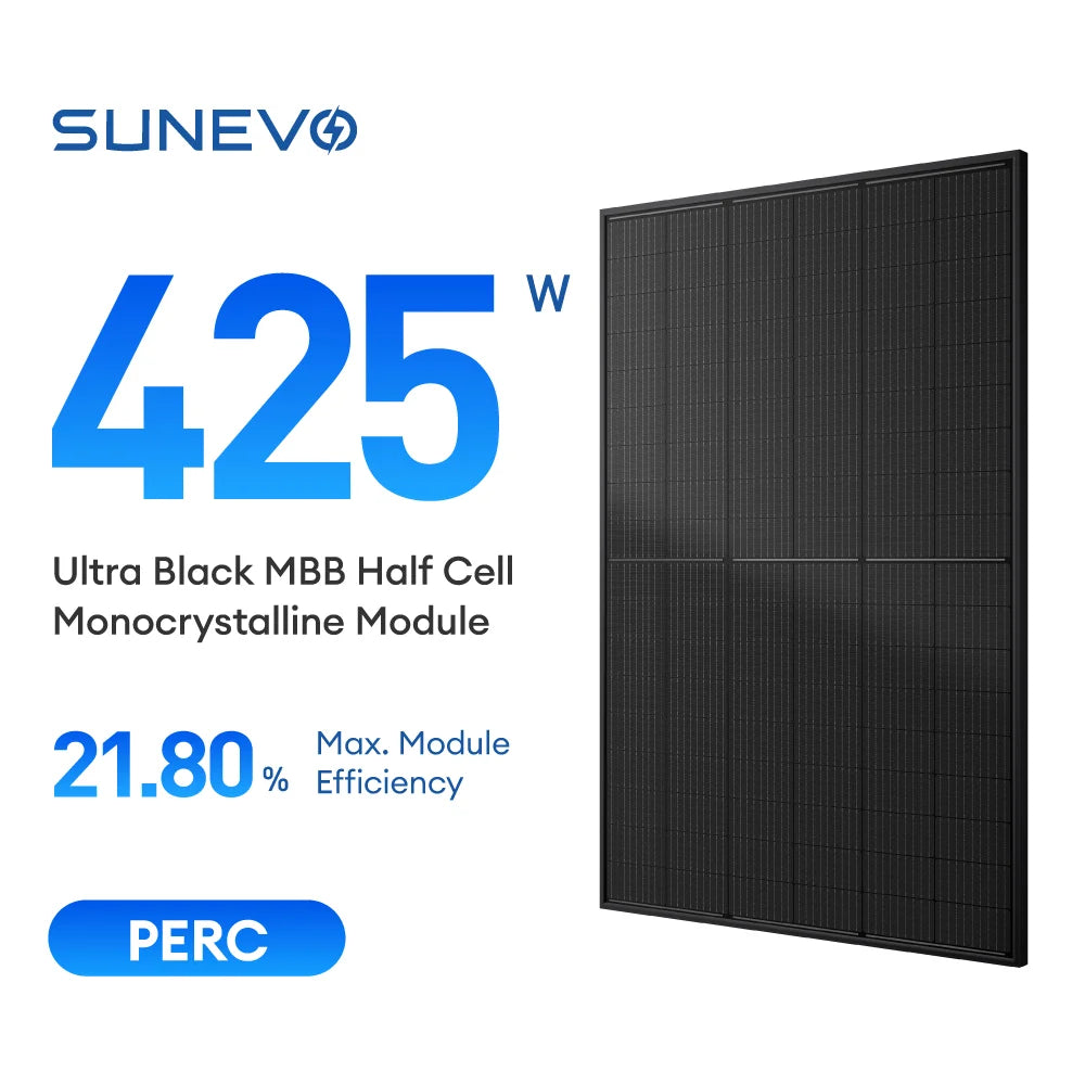 SunEvo Solar Co., Ltd. - Solarmodul - Evo5 SE5-54H 400-425W  Normal/Black Frame/Ultra... SE5-54H-410W - Art. 176228