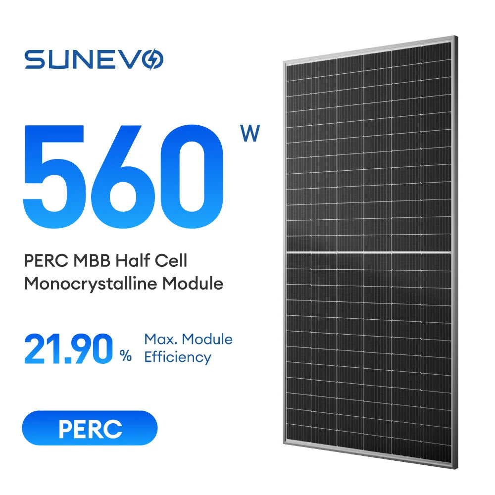 SunEvo Solar Co., Ltd. - Solarmodul - Evo5 SE5-72H 540-560W Monofacial/Bifacial SE5-72H-560W - Art. 213339